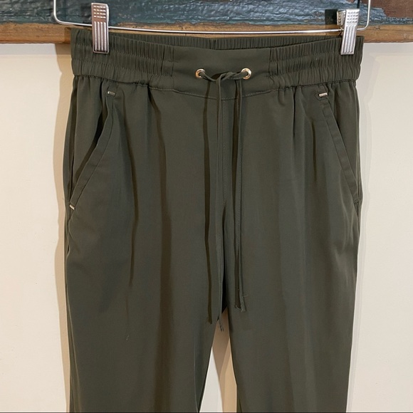 2/$30 Dynamite Army Green Jogger Style Pants with Gold Accents Size XS - Picture 3 of 14